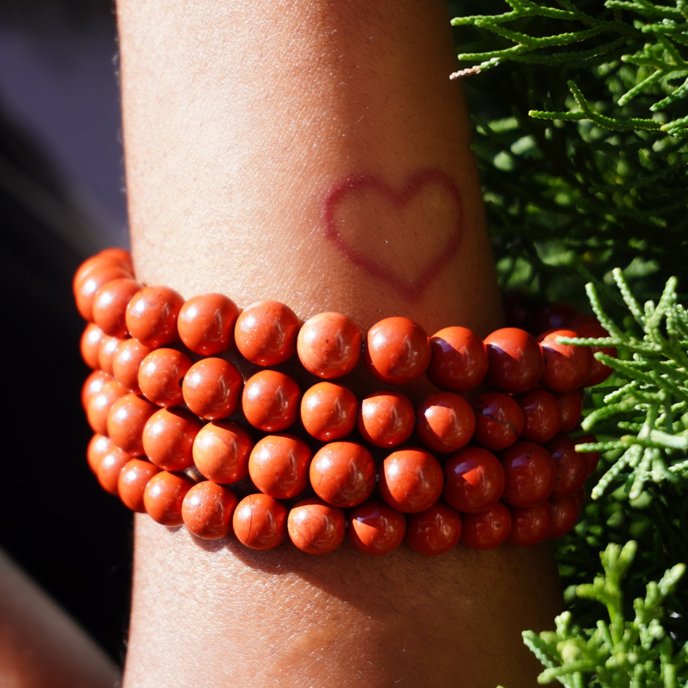 Red Jasper Bracelet (Grounding)