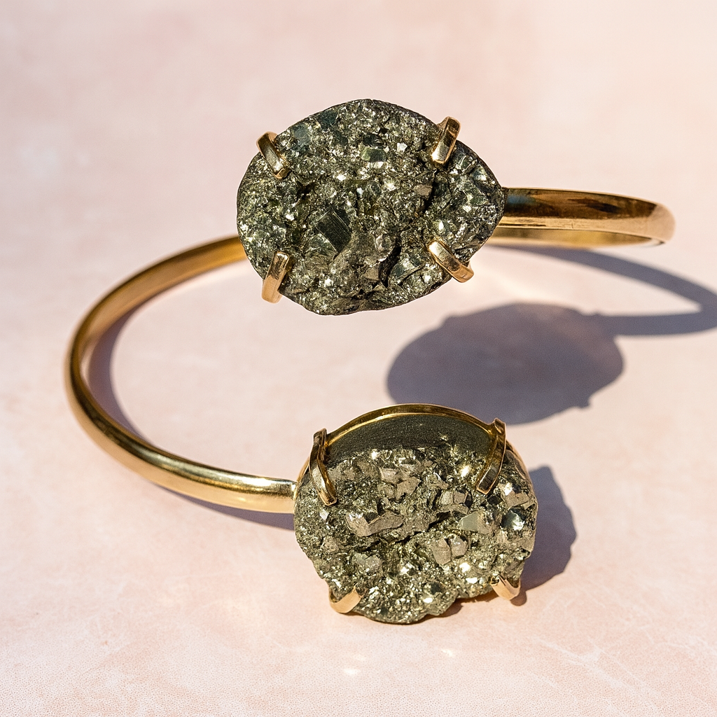 Gold Pyrite Bracelet | Money, Success and Protection