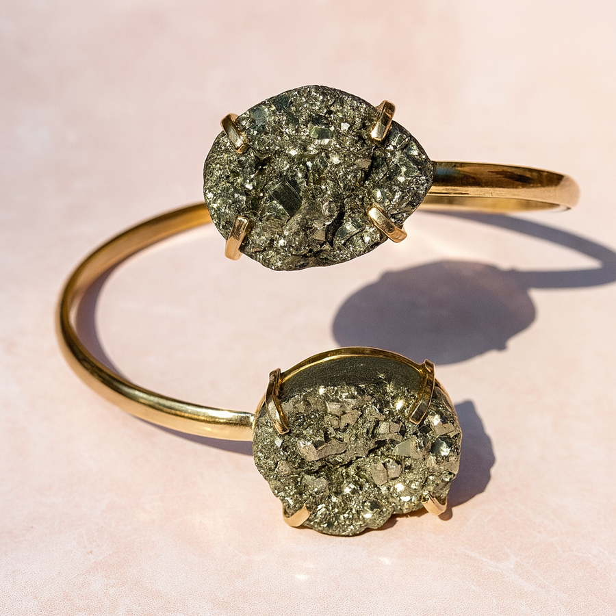 Gold Pyrite Bracelet | Money, Success and Protection