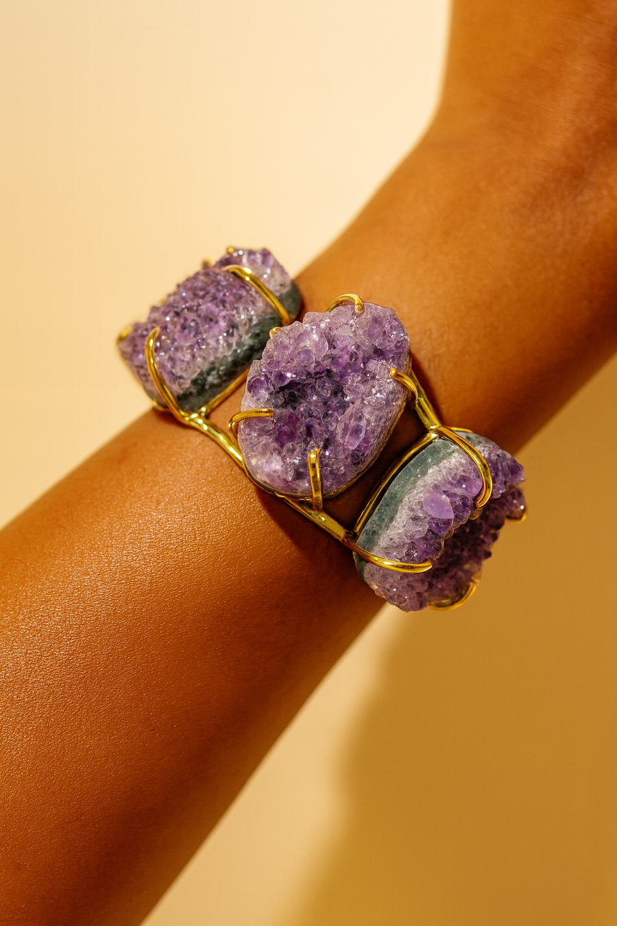 Amethyst Triple Bracelet | Peace, Intuition and Protection