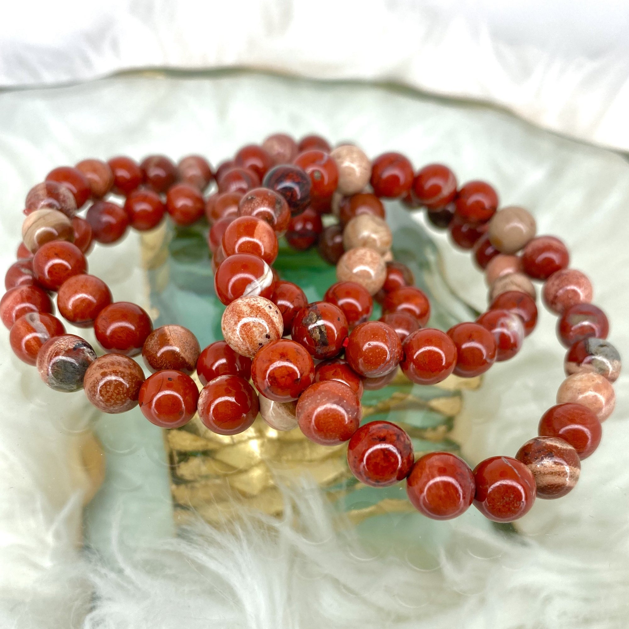 Red Jasper Bracelet (Grounding)