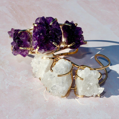 Triple Clear Quartz Bracelet | Alignment, Healing & Manifestation