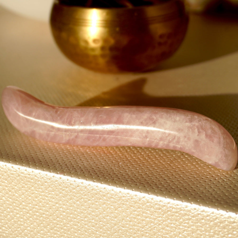 Rose Quartz Yoni Wand (Mini)