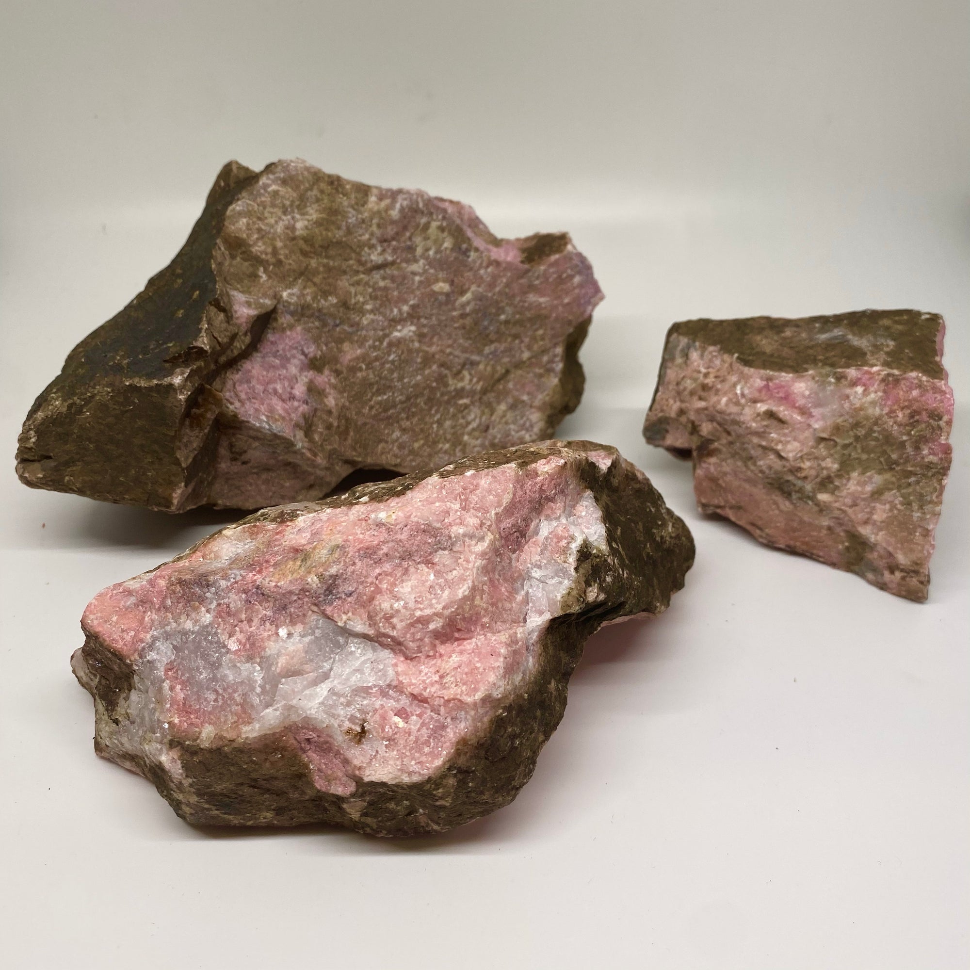 Huge XL Rhodonite Pieces (Love)