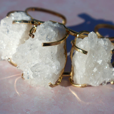 Triple Clear Quartz Bracelet | Alignment, Healing & Manifestation